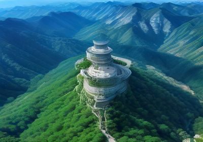 激情丛林溯溪寻瀑探险队员在山涧急流中互相扶持向上攀爬水花飞溅充满生命张力